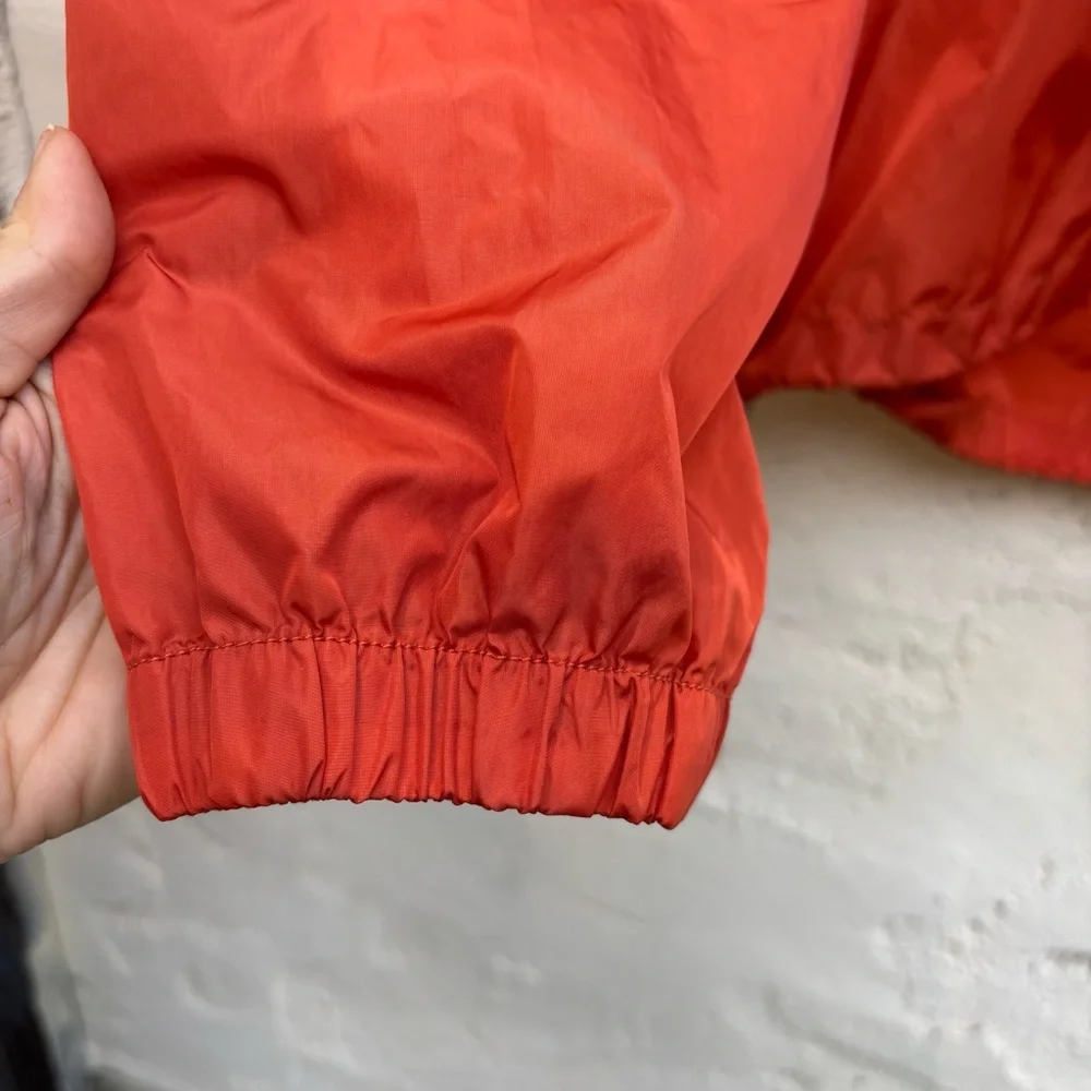 VINCE Men's Orange Windbreaker Jacket - Picture 8 of 10